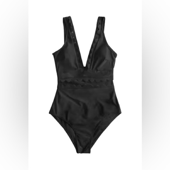 Women's Slimming One Piece Swimsuits Tummy Control Bathing Suit Curvy Size XL - Picture 2 of 3